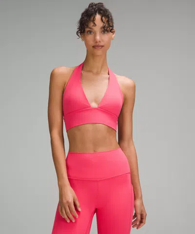 Lululemon Align™ Halter Bra Light Support, C/d Cup In Pink