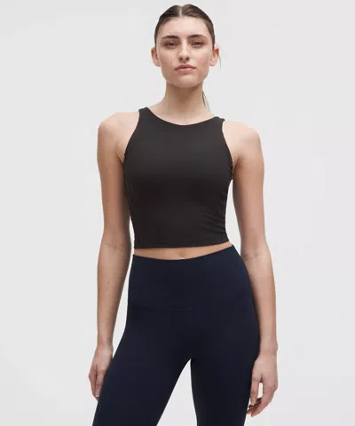 Lululemon Align Cropped Tank Top In Black