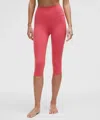 Lululemon Align™ High-rise Crop 17" In Pink