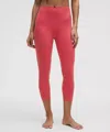 Lululemon Align™ High-rise Crop 21" In Red
