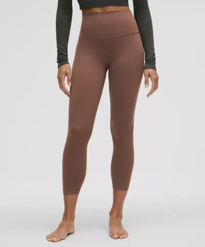 Lululemon Align™ High-rise Crop 23" In Brown
