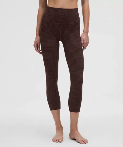 Lululemon Align™ High-rise Crop 23" In Brown