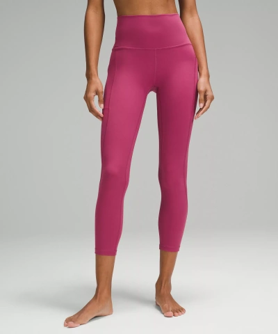 Lululemon Align™ High-rise Crop With Pockets 23" In Purple
