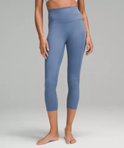 Lululemon Align™ High-rise Crop With Pockets 23" In Blue