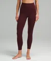 Lululemon Align™ High-rise Leggings With Pockets 25" In Burgundy