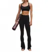 Lululemon Align High Rise Mini Flare Pant Leggings In Black In Black