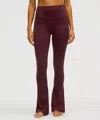 Lululemon Align™ High-rise Mini-flare Pant Short In Burgundy