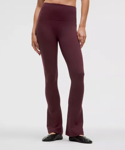 Lululemon Align™ High-rise Mini-flare Pant Regular In Burgundy