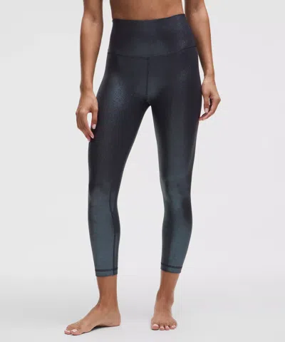 Lululemon Align™ High-rise Ribbed Crop 23" Shine In Gray