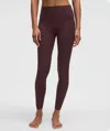 Lululemon Align™ High-rise Ribbed Pant 28" In Burgundy