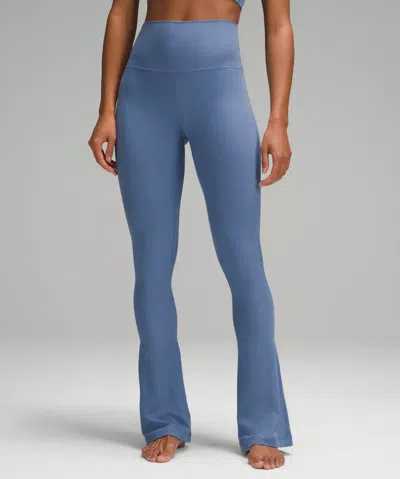 Lululemon Align™ High-rise Ribbed Mini-flare Pants Regular In Blue