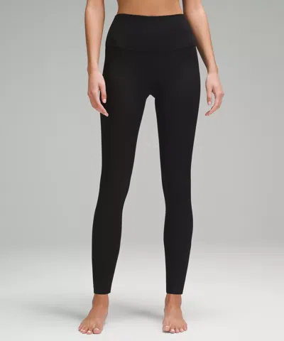 Lululemon Align Ribbed High-rise Leggings In Black