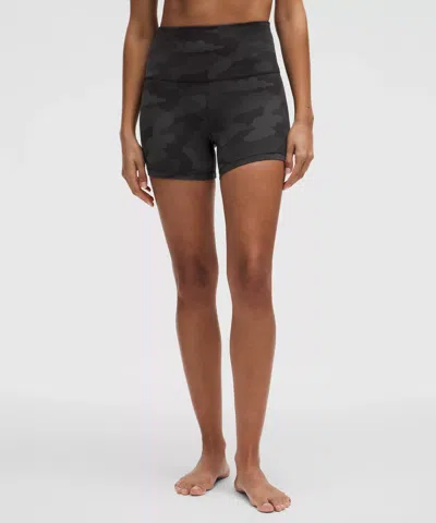 Lululemon Align™ High-rise Short 4" In Black