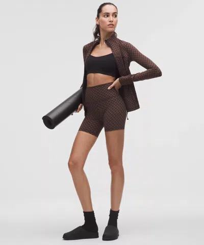 Lululemon Align™ High-rise Short 6" In Brown