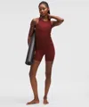 Lululemon Align™ High-rise Short 6" In Brown
