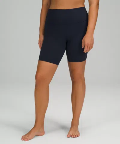 Lululemon Womens True Navy Align High-rise Stretch-jersey Shorts