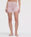 Lululemon Align™ High-rise Short 4" In Pink