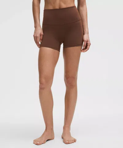 Lululemon Align™ High-rise Short 4" In Brown