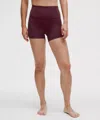 Lululemon Align™ High-rise Shorts 4" In Burgundy