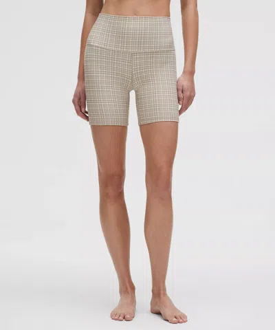 Lululemon Align™ High-rise Short 6" In Neutral