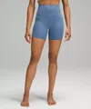 Lululemon Align™ High-rise Shorts 6" In Blue