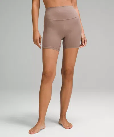 Lululemon Align™ High-rise Short 6" In Brown