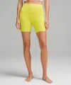 Lululemon Align™ High-rise Shorts 6" In Yellow