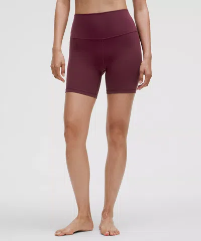 Lululemon Align™ High-rise Shorts 6" In Burgundy