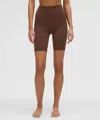 Lululemon Align™ High-rise Shorts 8" In Brown