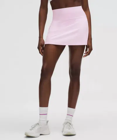 LULULEMON ALIGN HIGH-RISE SKIRT IN PINK ORGANZA