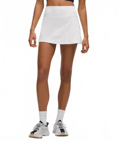 Lululemon Lightweight High-rise Tennis Skirt In White