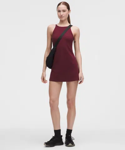 Lululemon Align™ High-neck Dress A/b Cup In Burgundy