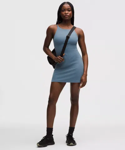 Lululemon Align™ High-neck Dress C/d Cup In Blue