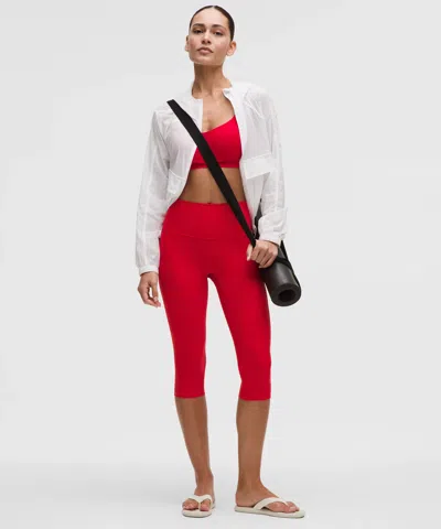 Lululemon Align™ High-rise Crop 17" In Red
