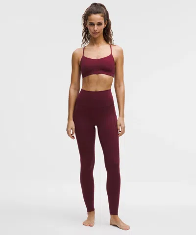 Lululemon Align™ High-rise Pant With Pockets 28" In Burgundy