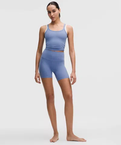 Lululemon Align™ High-rise Short 6" In Blue