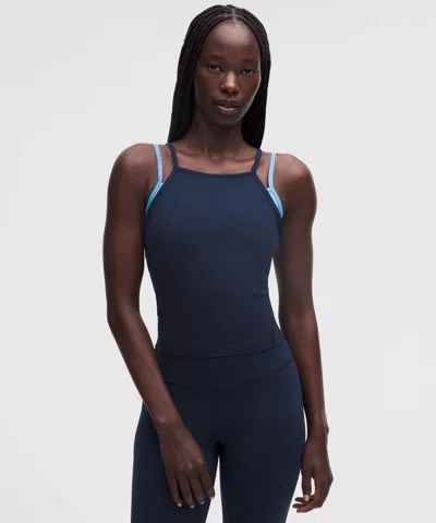 Lululemon Align™ Layered High-neck Tank Top In Blue