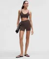 Lululemon Align No Line™ High-rise Short 6" In Brown