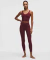 Lululemon Align No Line™ High-rise Pant 25" In Burgundy