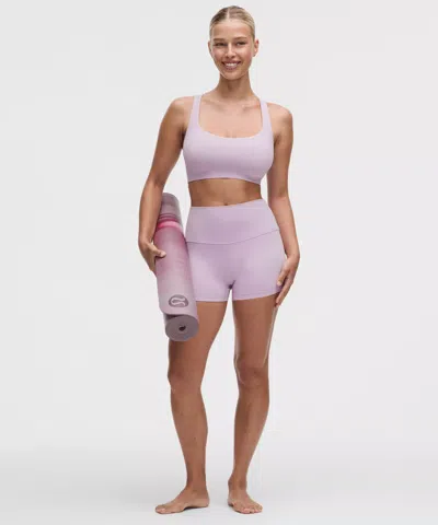 Lululemon Align No Line™ High-rise Short 4" In Purple