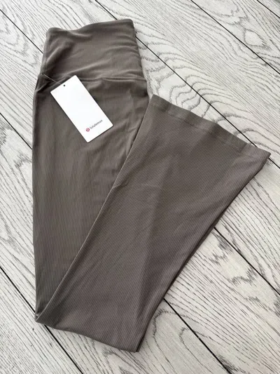 Lululemon Align Rib Mini-flare In Taupe