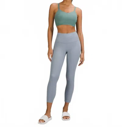 Lululemon Align Ribbed High-rise Pant In Belgian Blue In Gray