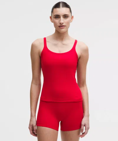 Lululemon Align™ Scoop Waist-length Tank Top In Red