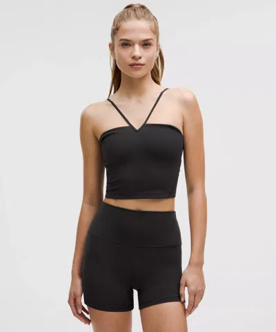 Lululemon Align™ Strappy Deep-v Tank Top Light Support, A/b Cup In Black