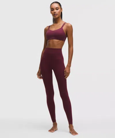 Lululemon Align™ Super-high-rise Pant 28" In Burgundy