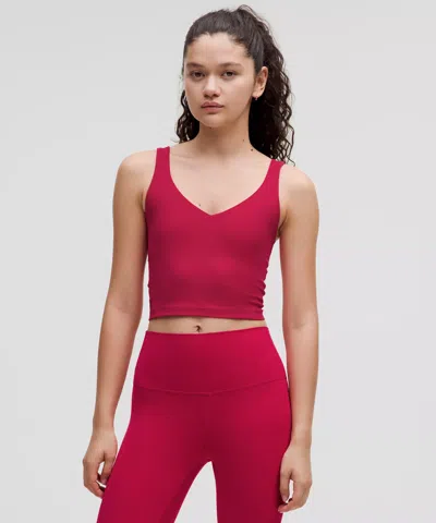 Lululemon Align™ Tank Top Light Support, A/b Cup In Red