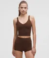 Lululemon Align™ Tank Top Light Support, A/b Cup In Brown