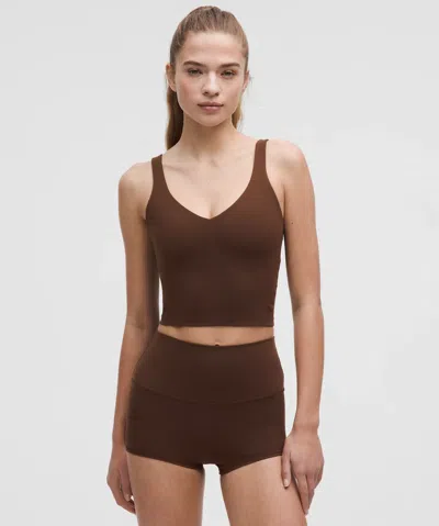 Lululemon Align™ Tank Top Light Support, A/b Cup In Brown