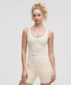 Lululemon Align™ Tank Top Light Support, A/b Cup In White