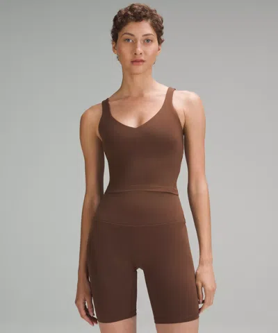 Lululemon Align™ Tank Top Light Support, A/b Cup In Brown